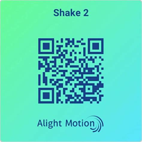 Using a QR code is an additional method. . Alight motion qr codes shakes